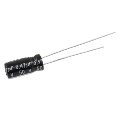100PCS 50V 0.1UF 0.22UF 0.33UF 0.47UF 10UF Aluminum Electrolytic Capacitor (Size : 50V0.22UF 5x11)