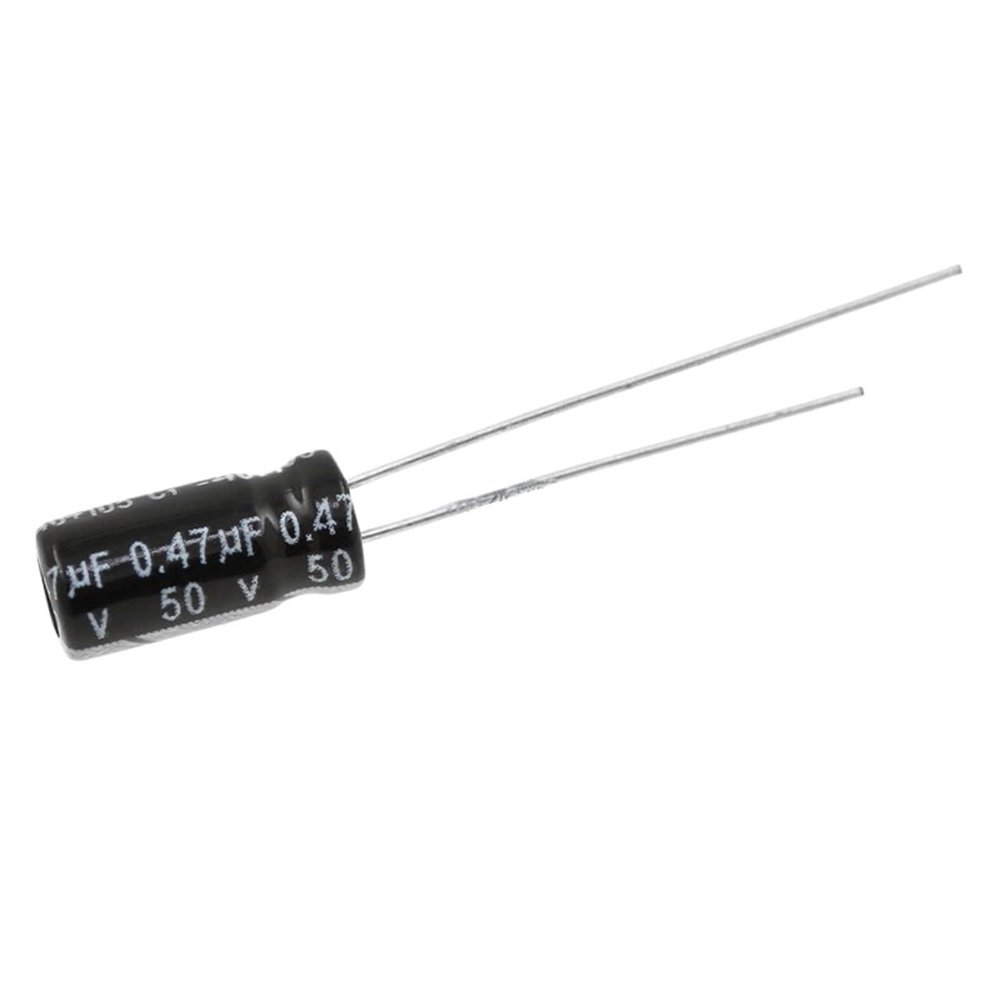 100PCS 50V 0.1UF 0.22UF 0.33UF 0.47UF 10UF Aluminum Electrolytic Capacitor (Size : 50V0.22UF 5x11)
