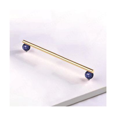 FJYDM Crystal Stone Pull Handles Cupboard Drawer Pulls for Dresser Wardrobe Kitchen Decorative Marble Furniture Handles (Color : C 224mm)