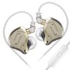 KZ ZSN Pro 2 1BA+1DD in-Ear Monitors Headphones, Yellow, with Mic view 1