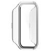 [2-Pack] Waterproof Case for Xiaomi Smart Band 8 Active, Straight Edge PC Front & Back Bumper with Tempered Glass Screen Protector 360 Protective Cover for Redmi Band 2 view 3