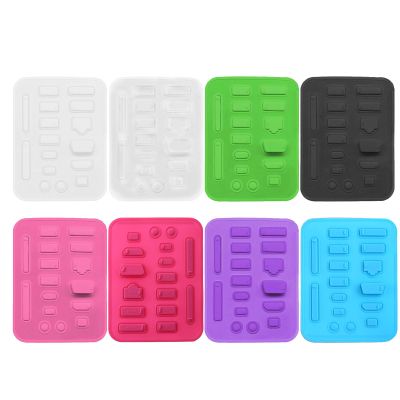 JAGTRADE 16 Pcs Anti Dust Plug Silicone Cap Computer Port Cover PC Interface Stopper Socket Protecor