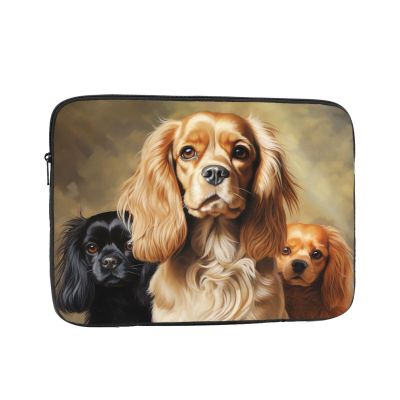 Cocker Spaniel Print Laptop Case 17 inch Shockproof Protective Notebook Bag Water Resistant Laptop Sleeve