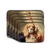 Cocker Spaniel Print Laptop Case 17 inch Shockproof Protective Notebook Bag Water Resistant Laptop Sleeve view 2