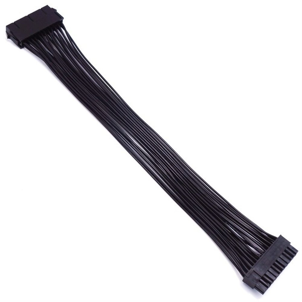 18AWG ATX 24(20+4) Pin Female Motherboard PSU Power Supply Male to Female 24Pin PSU Extension Cable Mainboard Adaptor 32CM