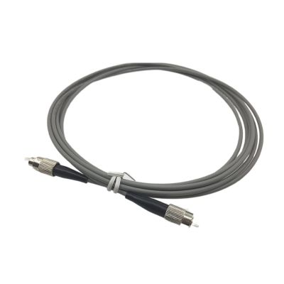 10pcs/lot, 1 Core 5M Multimode Armored Patch Cord 62.5/125,50/125,MM OM1 OM2 3.0mm PVC Jacket Optical Fiber Jumper Cable (Size : FC-FC OM2)
