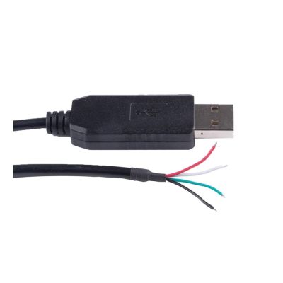 RS485 Converter Cable Chip to 4 Wires 6 Cores End Connector Wiring Pinout USB Serial RS485 Cable Support Ard-uino Win10 Win8 (Size : 6ft, Color : Black Shell 4 Wires)