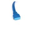 0.5M 2" USB 3.0 Motherboard 20 Pin Male Plug to 20pin Female Extension Cable New PC Computer Mainboard Adapter Header Cord view 4