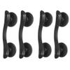 FJYDM 2 Pcs 190mm Large Cabinet Door Drawer Handles Knobs Pull Helper Auxiliary Handle Suction Cup Handle Self Stick Pull Handle Black (Color : B 4pcs) view 1