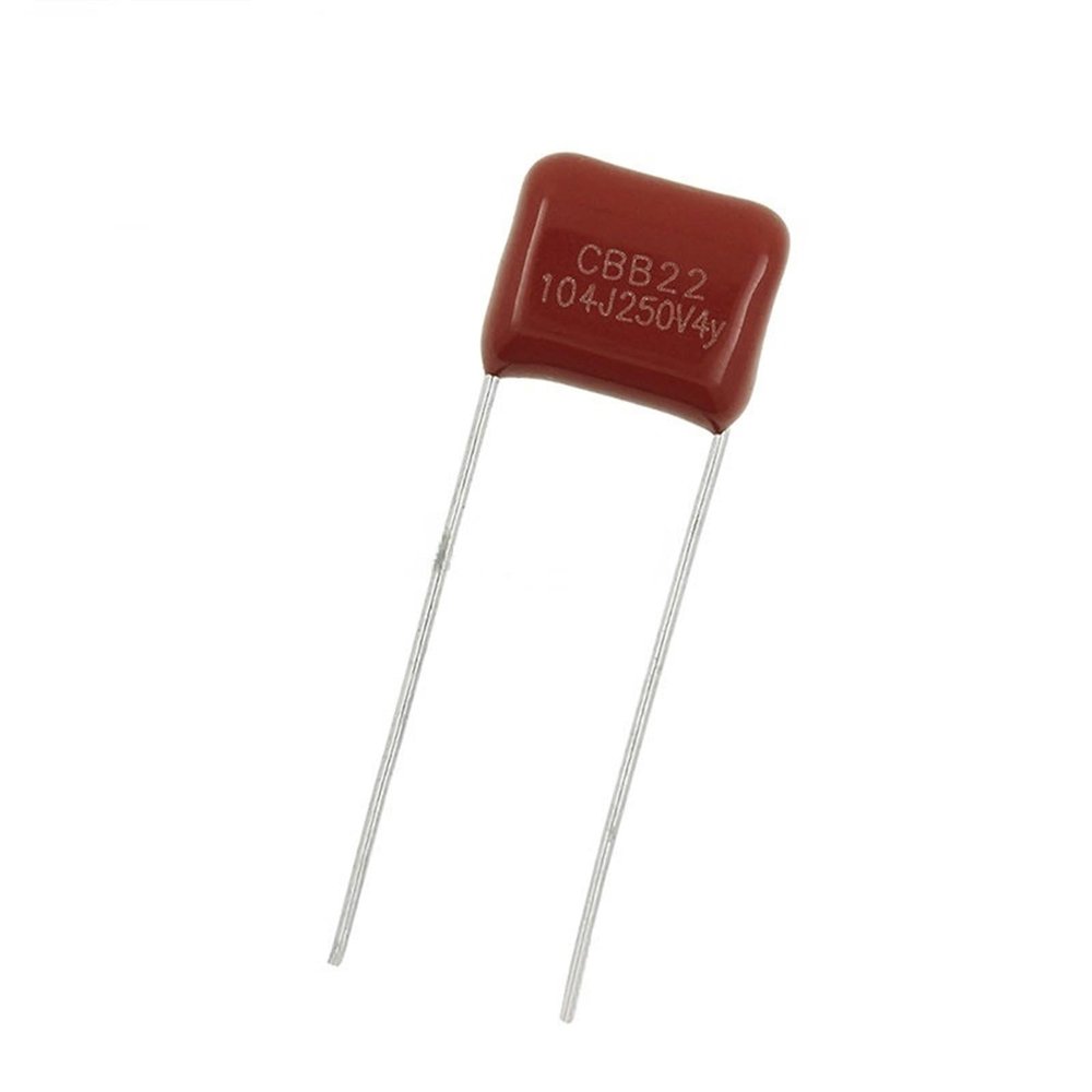 20PCS CBB Polypropylene Film Capacitor 250V104J CBB Capacitance P=8mm/10mm Pin Pitch 100NF 0.1UF/250V 104K (Size : 250V104J P 8mm)