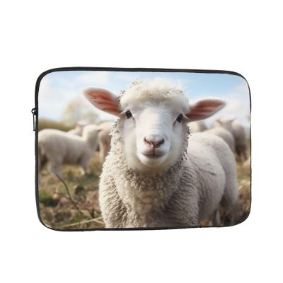 Cute Sheep Lamb Print Laptop Case 10 inch Shockproof Protective Notebook Bag Water Resistant Laptop Sleeve