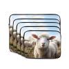 Cute Sheep Lamb Print Laptop Case 10 inch Shockproof Protective Notebook Bag Water Resistant Laptop Sleeve view 2