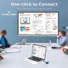 PWR4GTR 4K Wireless Display Adapter, Screen Wireless Transmitter USB Wireless Extender, Plug & Play, Support 2.4/5GHz for Streaming Video/Audio/File to Smart Whiteboard from Laptop/PC/iPad/Tablet/Mac view 2