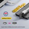 xiwai 90/360 Degree Angled USB-C to Micro USB Adapter 4 Pack, USB2.0 Type C Female to Micro USB Male Power Data Adapter(Right & Left &Up & Down) for Phone Tablet view 4