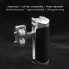 Camera Cage Side Handle, Aluminum Alloy Side Handle Grip with 1/4 Screw Cold Shoe Mount, Adjustable Handle Grip for Photography, Vlogging (Silver) view 3