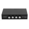 JAGTRADE USB Printer Sharing Device, 4 in 1 Out Printer Sharing Device 4-Port Manual KVM Switching Splitter Hub Converter, 11x6.7x2.4cm view 1