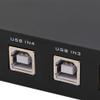 JAGTRADE USB Printer Sharing Device, 4 in 1 Out Printer Sharing Device 4-Port Manual KVM Switching Splitter Hub Converter, 11x6.7x2.4cm view 4
