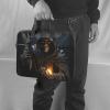Dwrepo Grim-Reaper Print Laptop Bag With Shoulder Strap Computer Bag Slim Handbag for Women Men 14 inch view 2