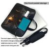 Dwrepo Grim-Reaper Print Laptop Bag With Shoulder Strap Computer Bag Slim Handbag for Women Men 14 inch view 4