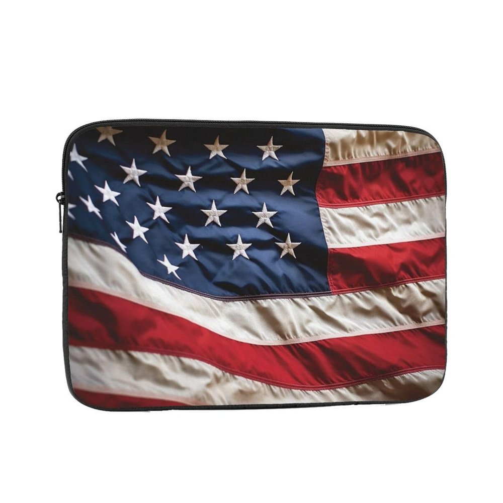American Flag Laptop Sleeve Shockproof Laptop Case Carrying Sleeve Laptop Sleeves for Men Women