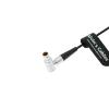 Alvin's Cables Deity TC-1 Locking 3.5mm TRS to Right Angle EXT 9 Pin Timecode Cable for RED Komodo V-Raptor Camera 50cm view 3