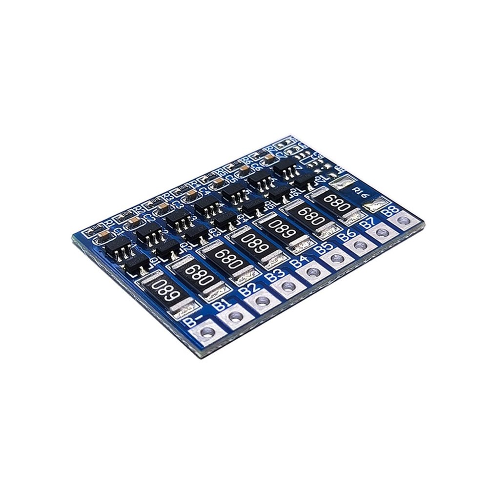 battery equaliser Bms 66mA Charge Balancer 3S 4S 5S 6S 7S 8S Passive Balancer 18650 Lithium ternary Battery Balancer (Color : 7S)