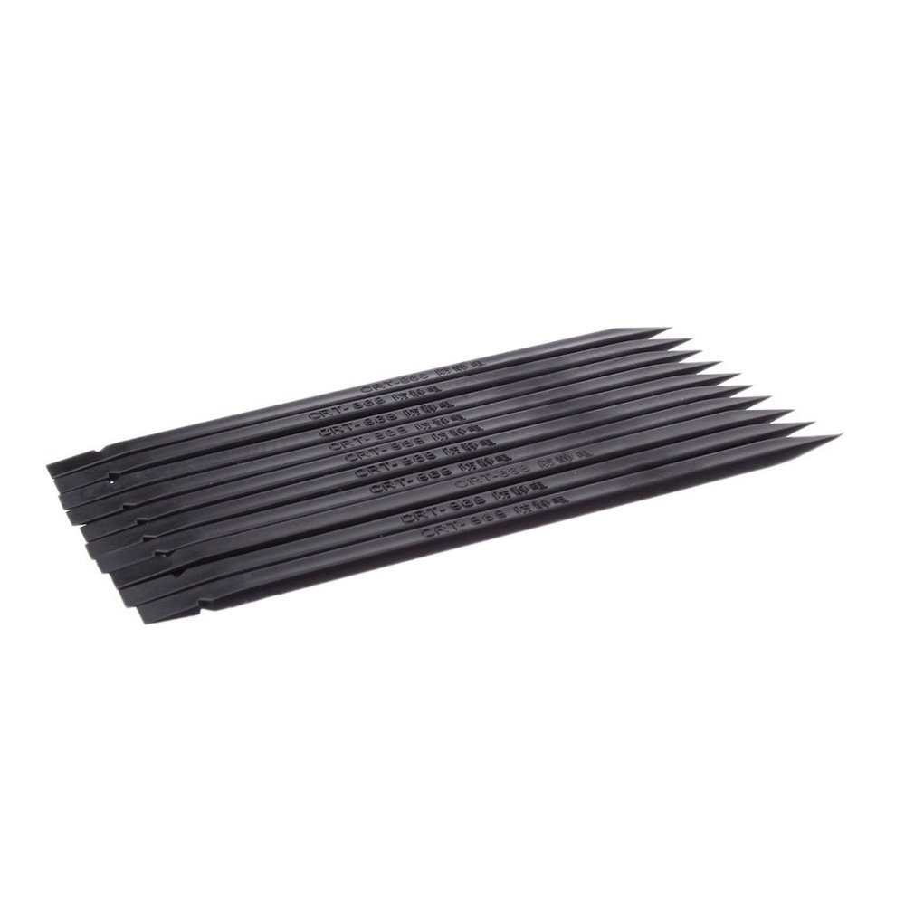 JAGTRADE 10 Pcs Antistatic Plastic Spudger Sticks Repair Pry Opening Tool for Smartphone