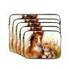 Cute Horse and Cat Print Laptop Case 10 inch Shockproof Protective Notebook Bag Water Resistant Laptop Sleeve view 2