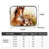 Cute Horse and Cat Print Laptop Case 10 inch Shockproof Protective Notebook Bag Water Resistant Laptop Sleeve view 4