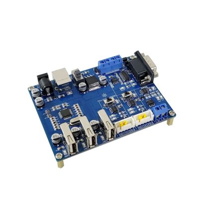 AJOHBM USB to TTL, USB to RS232, USB to RS485 Serial Port Adapter Expanding USB-HUB Multi-Port, Blue