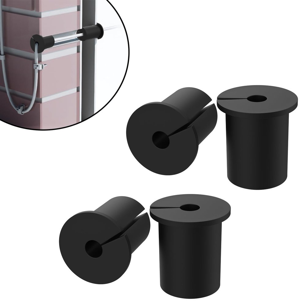 4PCS wall bushing grommet for starlink dishy ethernet adapter cable,1 inch starlink cable routing kt accessories silicone feed wall pass through for wall hole and furniture wire hole