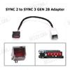 USB Media Hub Power Harness Adapter Fits for Ford SYNC 2 to SYNC 3 (GEN 2B) SYNC 3 Retrofit USB Hub Wiring Adapter view 3