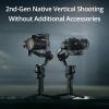 DJI RS 4, 3-Axis Gimbal Stabilizer for DSLR and Mirrorless Cameras Canon/Sony/Panasonic/Nikon/Fujifilm, 2nd-Gen Native Vertical Shooting, 2-Mode Switch Joystick, Teflon Axis Arms, Camera Gimbal view 3