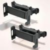 LXQTAO 2 Pack of New Upgraded Extendable and Rotatable Seat-Back Tablet & Phone Holder - Universally Compatible with 4.7-12.9 inch Devices -, Black view 1