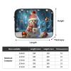 Christmas Ball Snowman Print Laptop Case 10 inch Shockproof Protective Notebook Bag Water Resistant Laptop Sleeve view 4