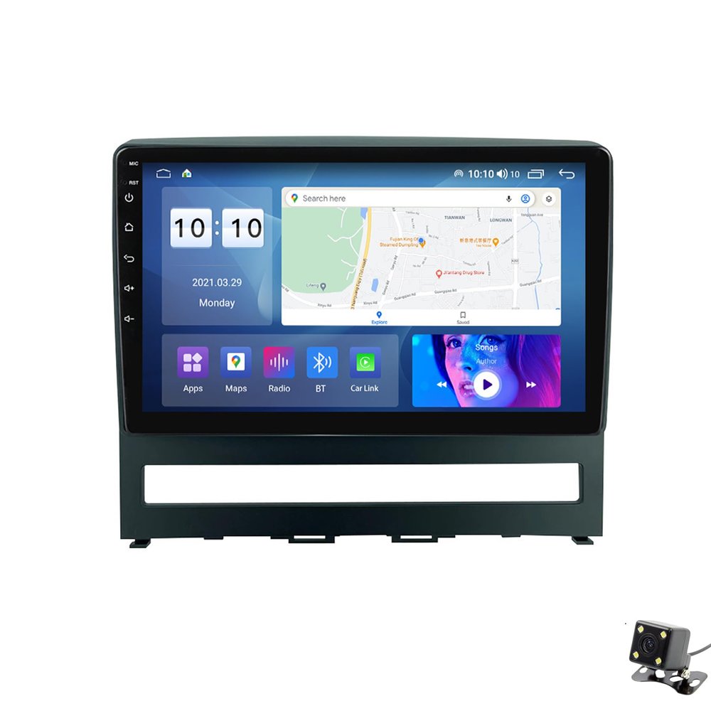 ADMLZQQ Double Din Car Stereo Multimedia with Bluetooth and 9" Touchscreen Android 12 for Fiat Perla 9 2009, with GPS/Car-Play Android/SWC/Backup Camera/Mirror Link/4G WiFi,M300s