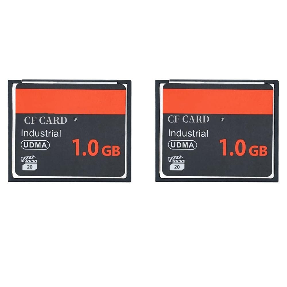 ANXILE 1GB CF Memory Card Camera CF Card UDMA HighSpeed Atable Flash Memory 2Pack