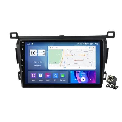 2 Din Car Stereo Android 12 for Toyota RAV4 2013-2018 Carplay/Android Auto 9 Inch Touch Screen Car Radio Support Bluetooth/FM/WiFi/GPS/SWC/Carplay/Android Auto,M600s/6+128g