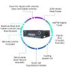 Home Theater System Kit 2000 Watts Bluetooth Amplifier with 6 Qty 6.5" 200 Watts in-Wall in-Ceiling Frameless Speakers & 16 Gauge 250 ft. Speaker Wire by Technical Pro view 3
