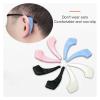 TakenE 6/2 Pairs Non-Slip Eyeglass Hook Silicone Anti-Slip Ear Grips Comfort Glasses Retainers Fit Compatible Spectacle Sunglasses Reading Glasses (Color : Blue 6 Pairs) view 3