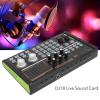 DJ18 Sound MixerLive Sound Card with Noise Reduction Effects, Support 48V Condenser Microphone for Creative Streams view 2