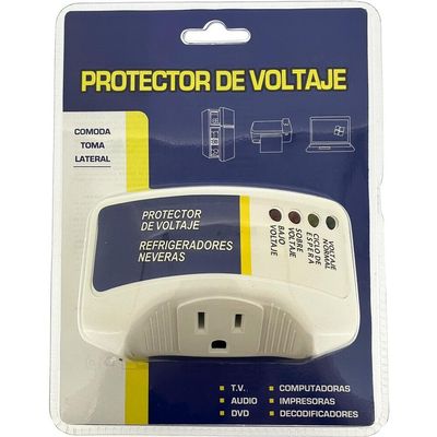 TekDeals US Voltage Protector, Single Outlet Surge Protector Plug in for Home Appliance Multi Function Plug with Protection Wall Mount Power Suppressor for TV/PC/Refrigerator 120V 1400W