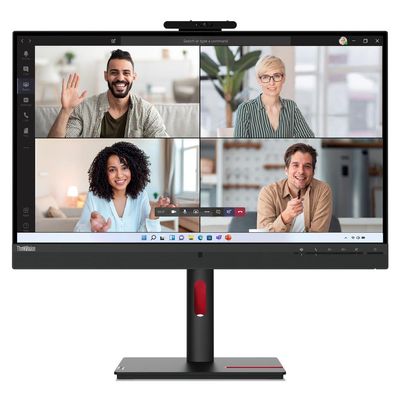 Lenovo ThinkVision T27hv-30 27" Class Webcam WQHD LED Monitor - 16:9 - Raven Black