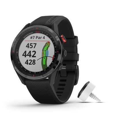 Garmin Approach S62 Bundle, Premium Golf GPS Watch with 3 CT10 Club Tracking Sensors, Built-in Virtual Caddie, Mapping and Full Color Screen, Black (Renewed)