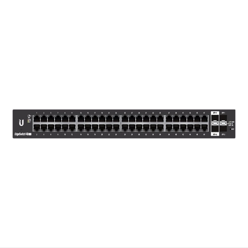 Ubiquiti Networks ES-48-LITE EdgeSwitch Managed Gigabit 48 Port Switch with SFP+, Black (Renewed)