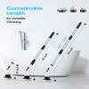 Highyes Electric Spin Scrubber for Cleaning Bathroom: Cordless Power Shower Scrubber - Electric Cleaning Brush for Tile Tub view 3