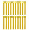 Kable Kontrol Reusable Cable Ties 20 Pack 7 Inch, Yellow, Cable Management Ties, Cord Wraps for Electrical Cords, Wire Management for Organizing Home, Office and Data Centers view 1