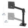Ergotron  NX Single Laptop Arm, VESA Notebook Tray Desk Mount  for Laptops Up to 17.3 Inches, 0 to 12 lbs  Matte Black view 4