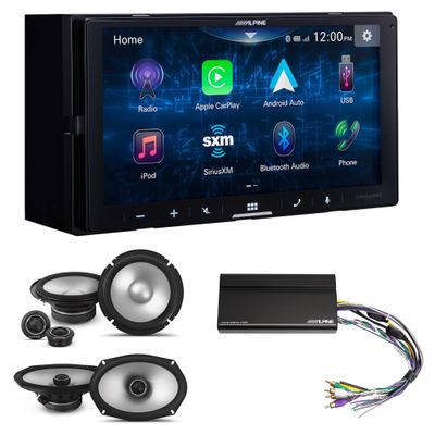 Alpine iLX-W670 w/KTA-450 Amp, S2-65C & S2-S69 Speaker Bundle
