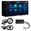 Alpine iLX-W670 w/KTA-450 Amp, S2-65C & S2-S69 Speaker Bundle view 1